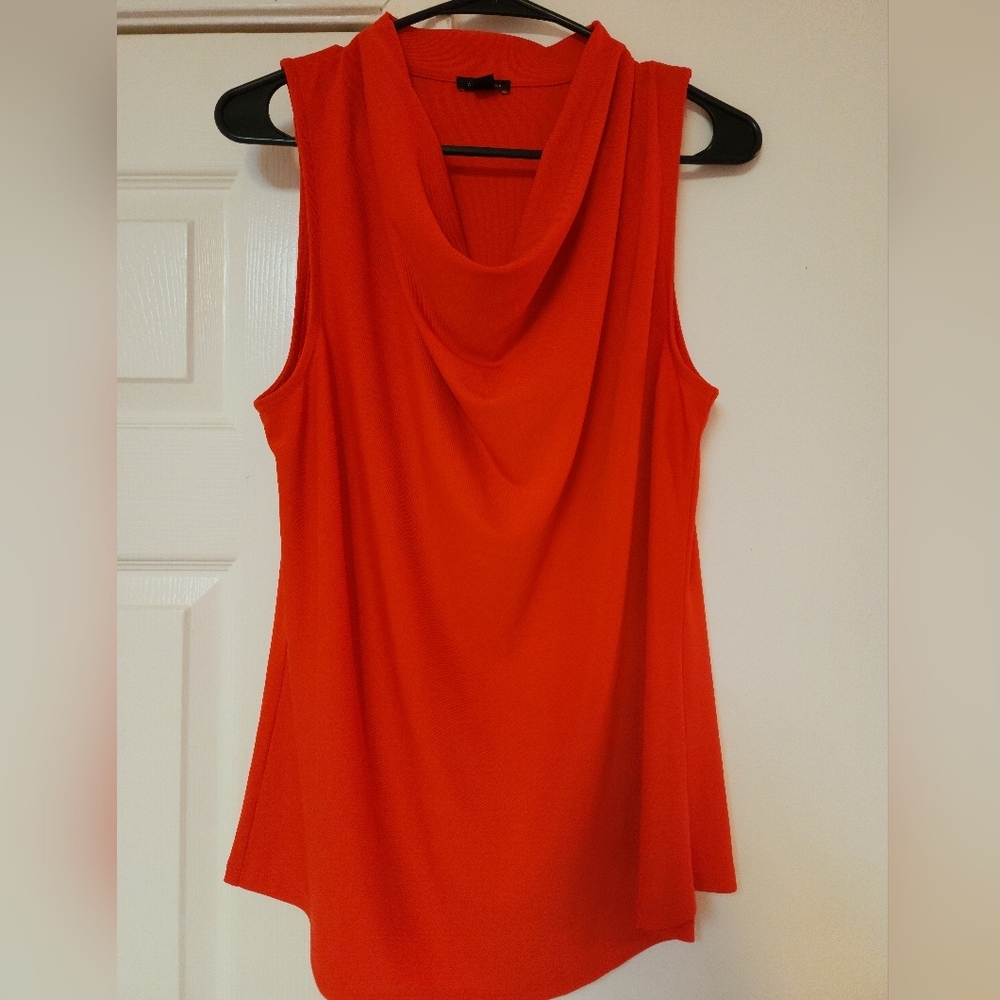 Ann Taylor Flowy Cowl Neck Top